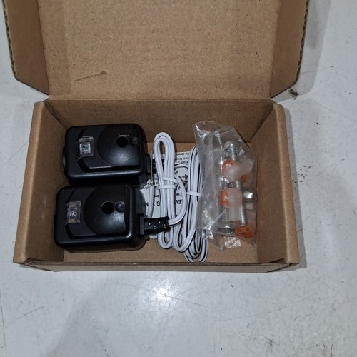 CHAMBERLAIN REPLACEMENT SAFETY SENSORS FOR GARAGE DOOR KIT - BLACK (MODEL: 820CB) image 2
