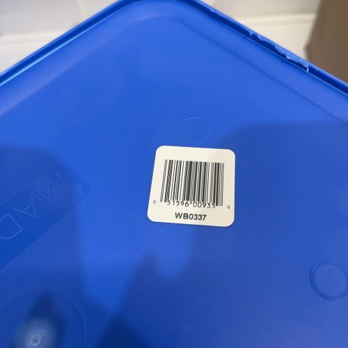 2PK UNITED SOLUTIONS RECYCLING BINS - 7 GAL/EACH - BLUE (MODEL: WB0337) image 2