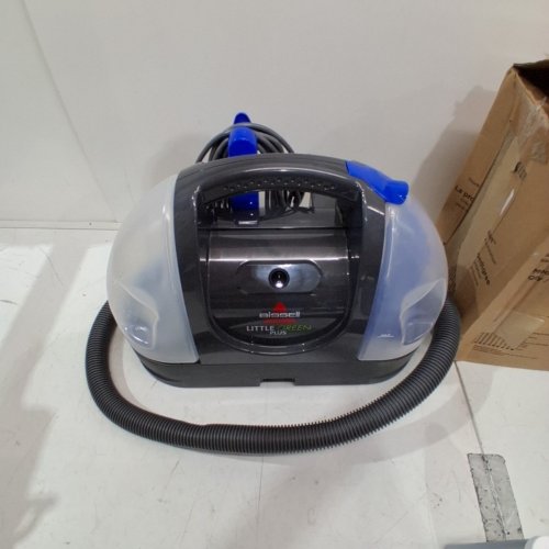 BISSELL LITTLE GREEN PORTABLE CARPET & UPHOLSTERY DEEP CLEANER - 48OZ TANK - BLUE/BLACK (MODEL: 14006) image 3