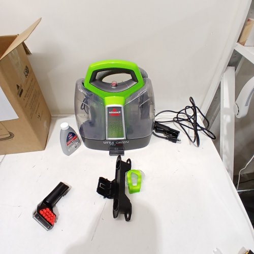 BISSELL LITTLE GREEN PORTABLE DEEP CLEANING VACUUM - 37OZ TANK MAX - GREEN/GREY (MODEL : 2513B) image 3
