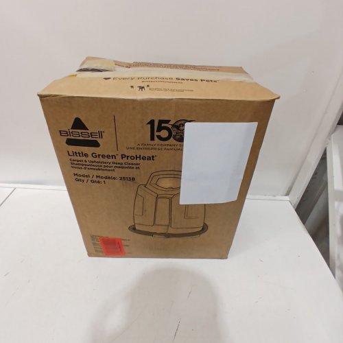 BISSELL LITTLE GREEN PORTABLE DEEP CLEANING VACUUM - 37OZ TANK MAX - GREEN/GREY (MODEL : 2513B) image 5