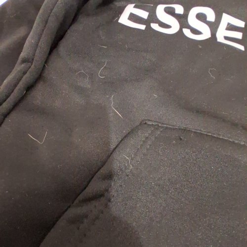 FEAR OF GOD ESSENTIALS HOODIE - EXTRA LARGE - BLACK image 3