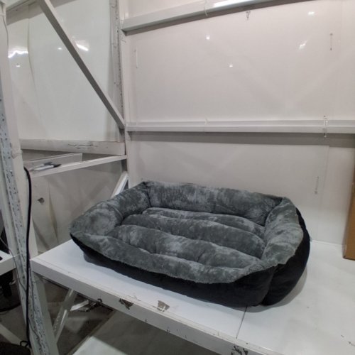 DOGBABY DOG BED, X-LARGE FOR MEDIUM SIZED DOGS UP TO 75LBS - 30" X 37" OUTER / 28" X 21" INNER - GREY/BLACK image 2
