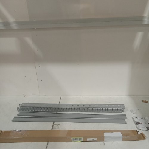 ZHIYO CABLE RACEWAY UNDER DESK WIRE MANAGEMENT CHANNEL KIT - 3FT X 3FT - GRAY (MODEL: CMSR-H50W50-GY) image 4
