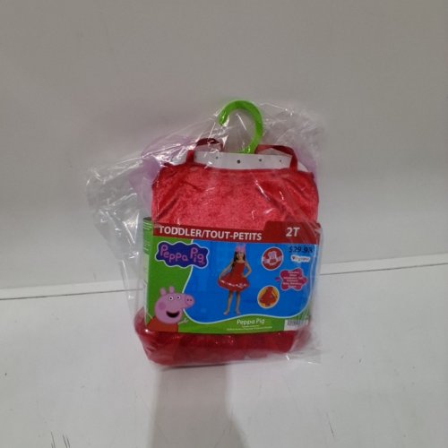 DISGUISE PEPPA PIG TODDLER COSTUME DRESS - 2T - RED AND PINK image 5