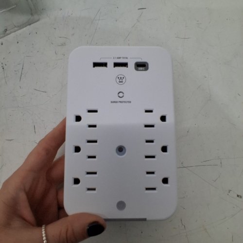 WESTINGHOUSE SURGE PROTECTED USB WALL ADAPTER - 125 V, 15A, 1875W, 15W - WHITE image 4