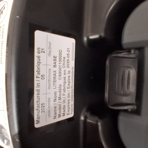EVENFLO LITEMAX INFANT CAR SEAT BASE - BLACK (MODEL: CS900110000C) image 2