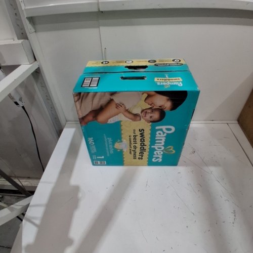 160PK PAMPERS SWADDLERS DIAPERS - SIZE 1 - 8-14LB image 2