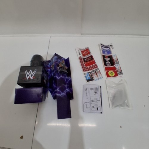 WWE KNUCKLE CRUNCHERS FINAL BOSS MICROPHONE PLAYSET - 3.25" - MULTI COLOR (MODEL:943749) image 2