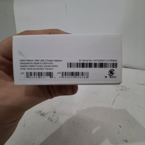 APPLE USB-C 20W POWER ADAPTER - 20W (MODEL: A2305) image 2
