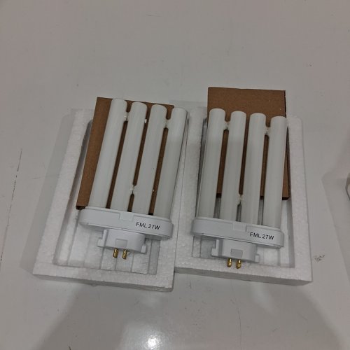2PK ARSUK FOR READING & MAGNIFYING LAMPS COMPACT FLUORESCENT BULBS - 6500 K (MODEL: FML27W) image 2