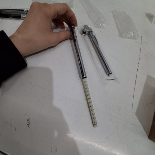 2 TIRE PRESSURE GAUGE - 10 TO 120 PSI - SILVER image 2