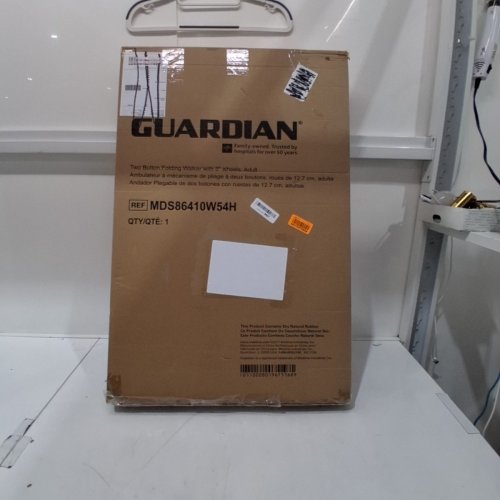 MEDLINE GUARDIAN TWO BUTTON FOLDING WALKER - GREY image 4