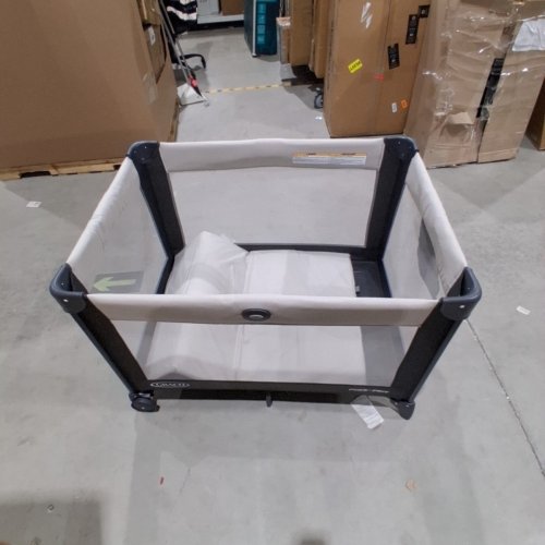 GRACO PACK N' PLAY PORTABLE FOLDABLE PLAYARD - GREY/BLACK (MODEL: 2084226) image 2