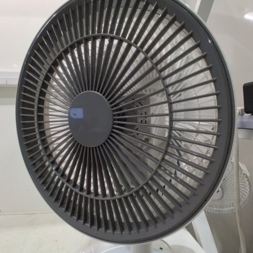 WOOZOO BY IRIS 360°PEDESTAL FAN WITH REMOTE- WHITE/GREY (MODEL: STF-360DC) image 3