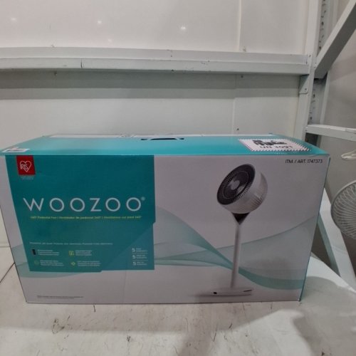 WOOZOO BY IRIS 360°PEDESTAL FAN WITH REMOTE- WHITE/GREY (MODEL: STF-360DC) image 7