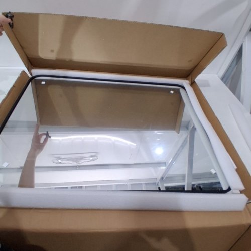 VENLUS OVER THE SINK RECTANGLE SHATTERPROOF VANITY MIRROR WITH ROUNDED CORNERS - 22" X 30" - BLACK (MODEL: DME-B-22X30IN) image 3