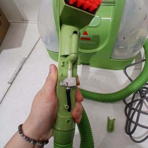 BISSELL LITTLE GREEN PORTABLE CARPET CLEANER WITH STAIN BRUSH TOOL & 15FT CORD - GREEN (MODEL: 3369N) image 5