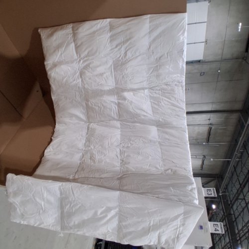 SERTA GOOSE FEATHER DOWN FIBER COTTON COMFORTER - KING - WHITE (MODEL: SE003026) image 3