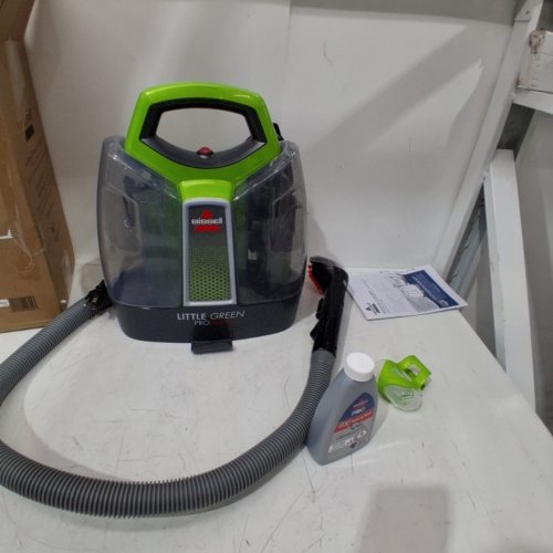 BISSELL LITTLE GREEN PORTABLE DEEP CLEANING VACUUM - 37OZ TANK MAX - GREEN/GREY (MODEL : 2513B) image 3