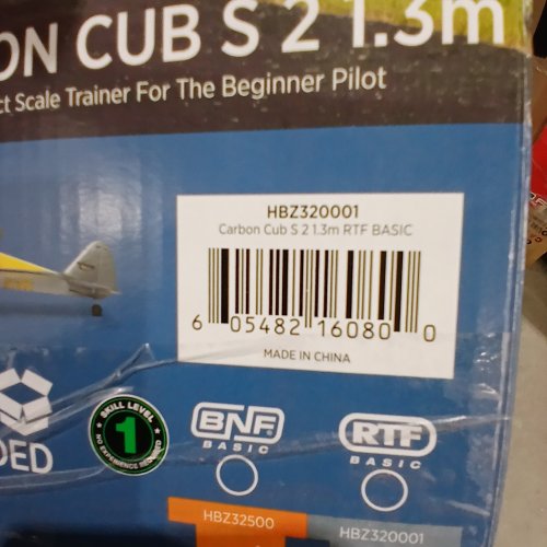 HORIZON ZONE HOBBYZONE CARBON CUB S 2 1.3M RTF BASIC RC AIRPLANE - BATTERY & CHARGER NOT INCLUDED - (MODEL: N126C HBZ320001) image 2
