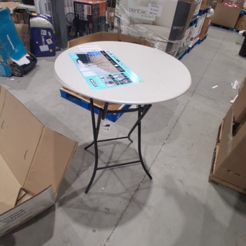 LIFETIME BISTRO ROUND TABLE- 33" - GREY/BLACK (MODEL : 1987643) image 3