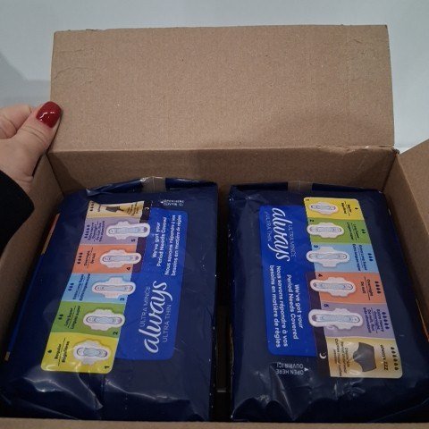 76PK ALWAYS ULTRA THIN OVERNIGHT PADS UNSCENTED WITH WINGS image 3