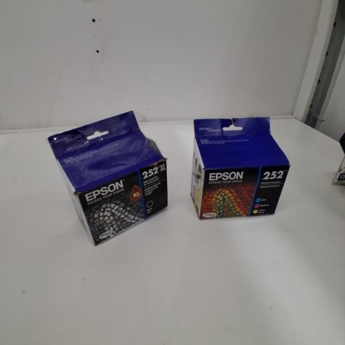 2 ASSORTED EPSON 252 SERIES INK CARTRIDGE PACKS FOR SELECT WORKFORCE PRINTERS - STANDARD CAPACITY CYAN, MAGENTA, YELLOW, AND BLACK (MODEL: T252520 / T252120-D2) image 7