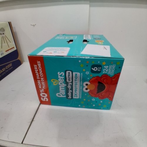 124PK PAMPERS BABY DRY ULTRA 3X PROTECTION -SIZE 6 image 2