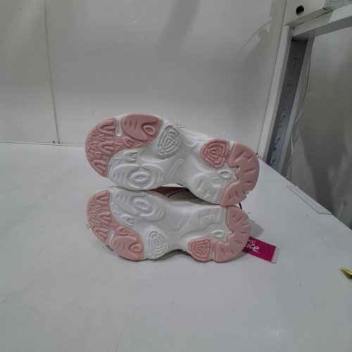 GIRL'S JUSTICE FLOWER VELCRO SNEAKERS - 11 - PINK image 5