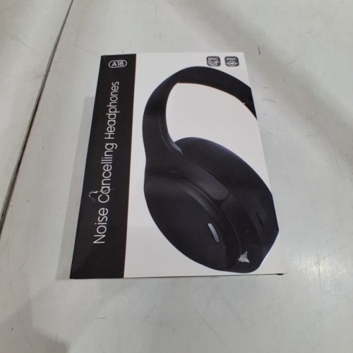 NOISE CANCELLING WIRELESS HEADPHONES - BLACK (MODEL: A18) image 4