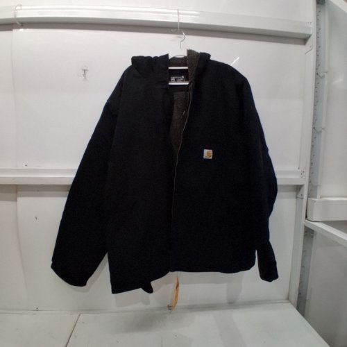 MEN'S CARHARTT ICONIC WASHED DUCK SIERRA JACKET - 3XL - BLACK (STYLE: 104392) image 2