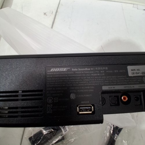 BOSE SOLO SOUNDBAR SERIES II WITH REMOTE AND SURROUND SOUND - 22" (MODEL: 845194-1100) image 5