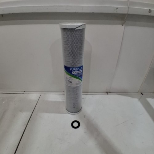 PUREPLUS 5-MICRON WHOLE HOUSE WATER FILTRATION CARTRIDGE KIT - FITS MOST STANDARD 4.5" X 20" FILTER HOUSINGS (MODEL:CTO20BB) image 2