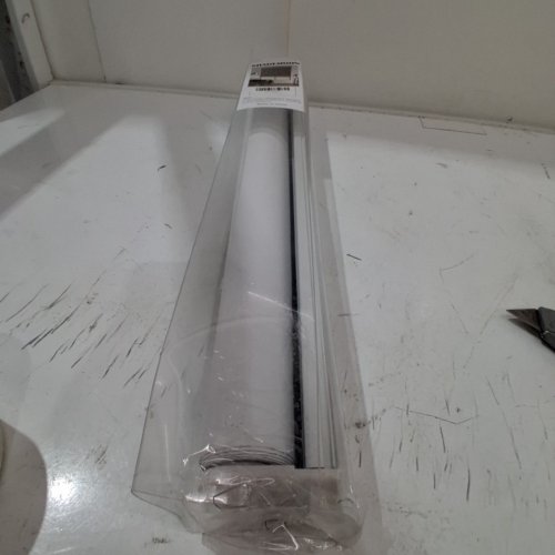SHADEMOON BLACKOUT CORDLESS THERMAL INSULATED ROLLER SHADES - 18" X 72" - WHITE image 5