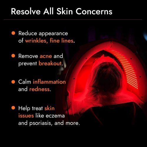 SWIRISE LED LIGHT THERAPY DEVICE WITH 7 WAVELENGTHS TO ADDRESS ALL SKIN CONCERNS - 45W 12V - WHITE/MULTICOLOUR (MODEL: XYO-2309) image 2