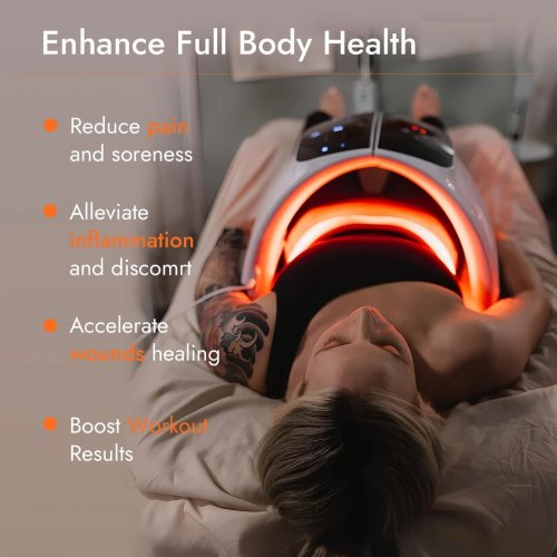 SWIRISE LED LIGHT THERAPY DEVICE WITH 7 WAVELENGTHS TO ADDRESS ALL SKIN CONCERNS - 45W 12V - WHITE/MULTICOLOUR (MODEL: XYO-2309) image 3