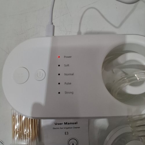 EVAWOOD ELECTRIC EAR IRRIGATION WAX REMOVER CLEANER - WHITE image 2