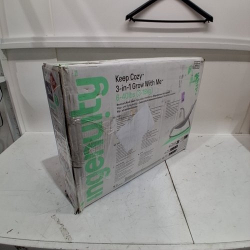 INGENUITY KEEP COZY 3-IN-1 GROW WITH ME VIBRATING BABY BOUNCER SEAT & ROCKER - 6-40LBS - SPRUCE - (MODEL: 12637) image 5