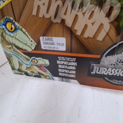 FISHER-PRICE IMAGINEXT JURASSIC WORLD THRASH ATTACK DILOPHOSAURUS DINOSAUR TOY -26" - MULTICOLORED (MODEL: ‎HVY16) image 5