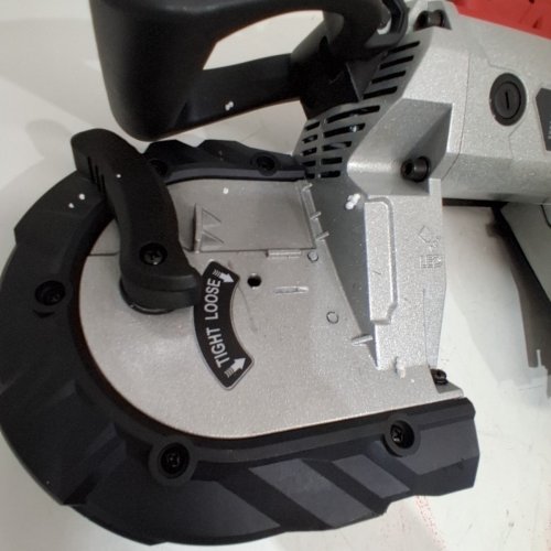 PORTABLE STEEL BASE BAND SAW FOR METAL/WOOD - 137.8FPM TO 472.4FPM - 5" CUTTING CAP (MODEL: R2103) image 4