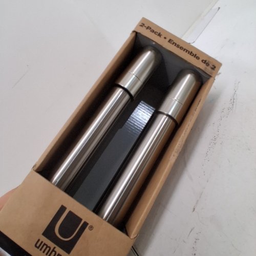 2PK UMBRA CURTAIN ROD KIT - 42" TO 108" - NICKEL (MODEL: 2881747) image 3