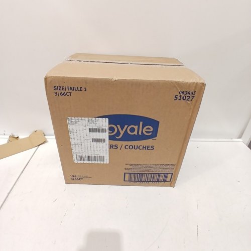 198PK ROYALE PREMIUM BABY DIAPERS - SIZE 1 - WHITE image 3