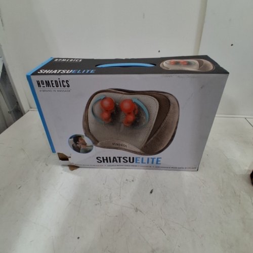 HOMEDICS SHIATSU ELITE MASSAGE & VIBRATION PILLOW WITH HEAT - BROWN (MODEL: SP-100HA) image 3