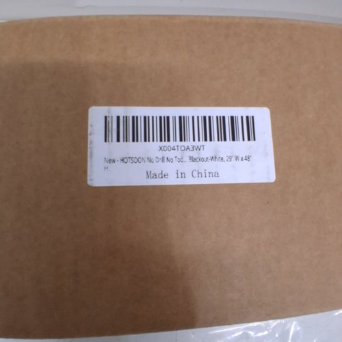 HOTSOON NO-DRILL BLACKOUT CELLULAR WINDOW SHADE - 29" X 48" - WHITE image 2