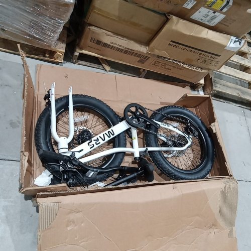 GLERC MARS KIDS FAT TIRE MOUNTAIN BIKE WITH 6 SPEED DRIVETRAIN - 20" - WHITE (MODEL:BG1028A20WT ) image 2