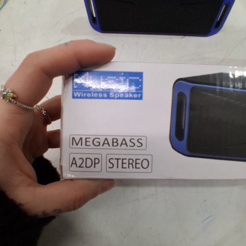 FASHIONABLE MEGABASS A2DP WIRELESS BLUETOOTH STEREO SPEAKER - BLUE image 2