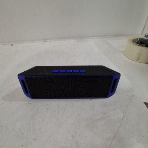 FASHIONABLE MEGABASS A2DP WIRELESS BLUETOOTH STEREO SPEAKER - BLUE image 3