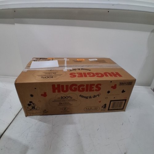 186PK HUGGIES SNUG AND DRY DIAPERS - SIZE 4 (22-37LB) - DISNEY MICKEY MOUSE (MODEL: 56412) image 4
