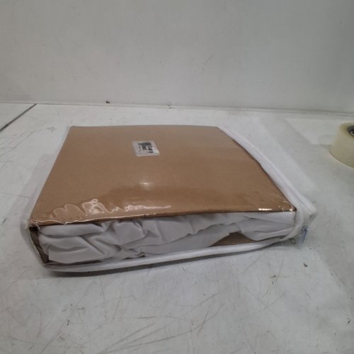 4PC COOL BAMBOO DOUBLE BRUSHED BAMBOO & MICROFIBER SHEET SET - QUEEN - WHITE image 4